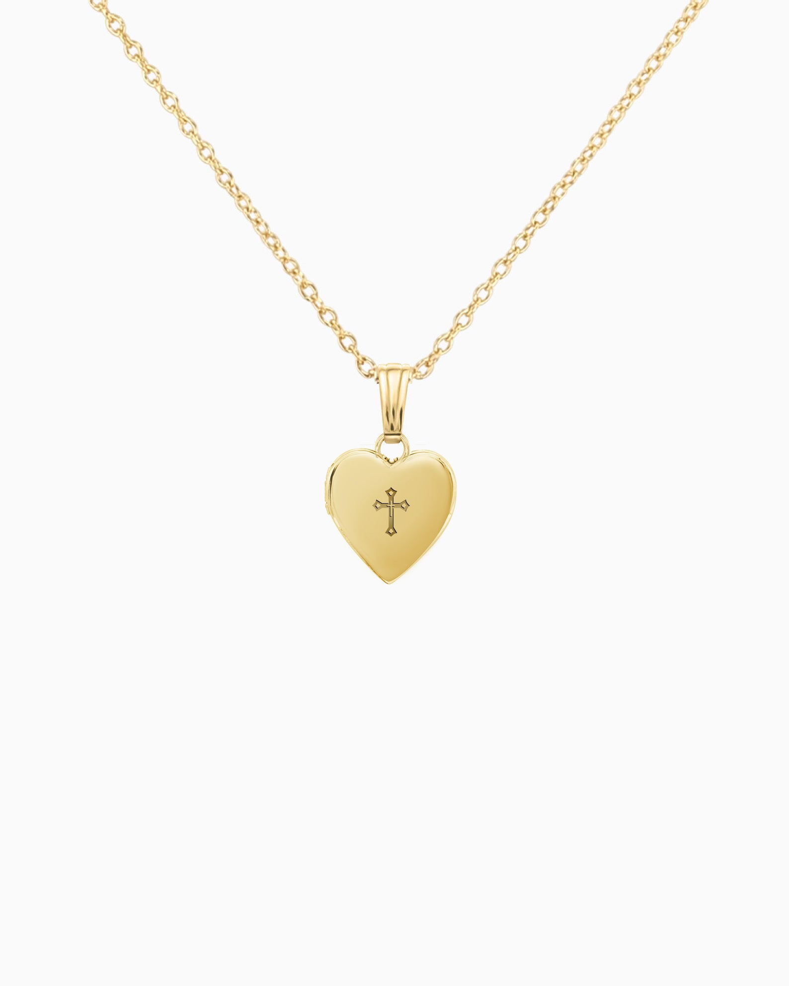East Syriac Cross Heart Locket – Kindred Row