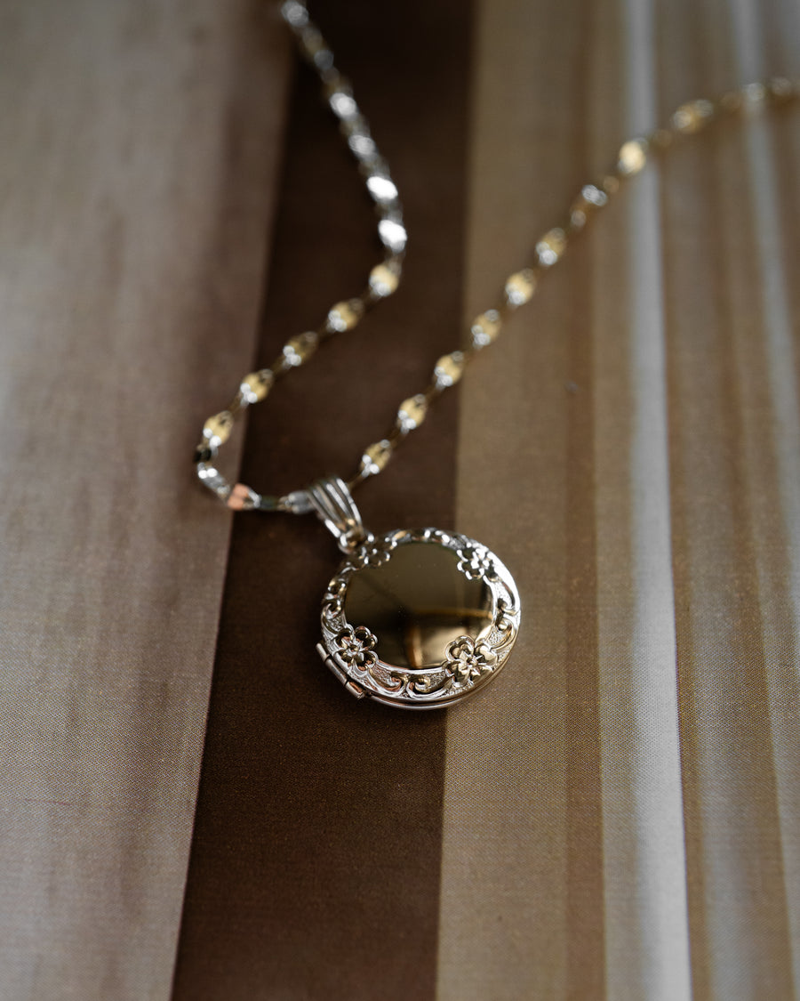 Blossom Round Locket Charm