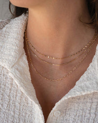 アクセサリー 18kgp Chain Necklace glitter 50cm Sparkle Glitter Chain – Kindred Row