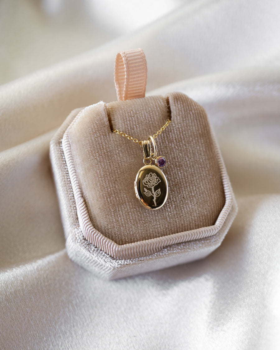 3mm Birthstone Charms, Gold Filled