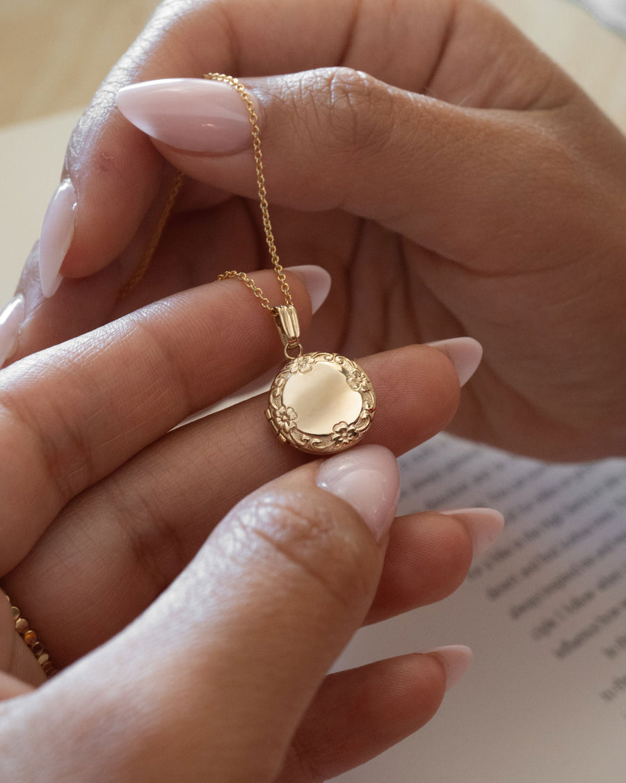 Blossom Round Locket