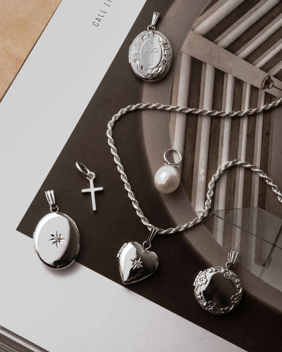 Blossom Round Locket Charm