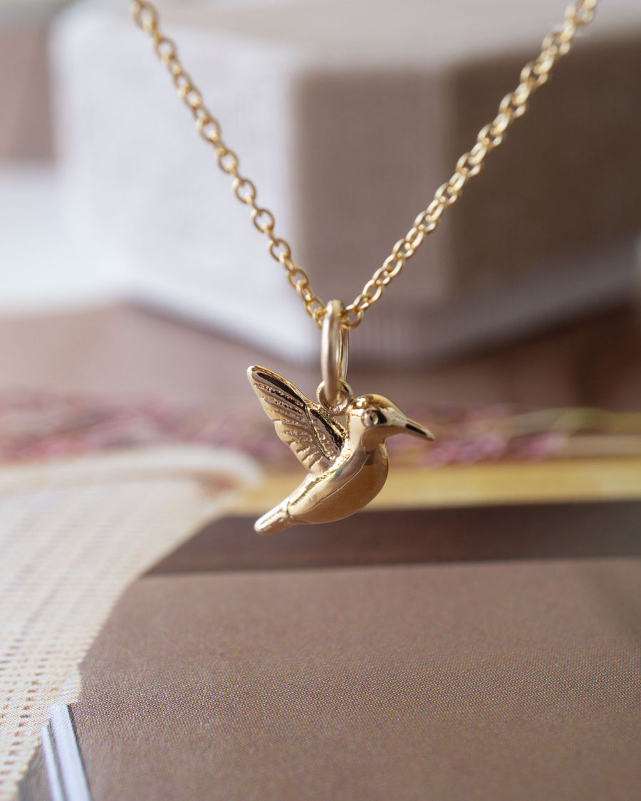 Hummingbird Charm Necklace