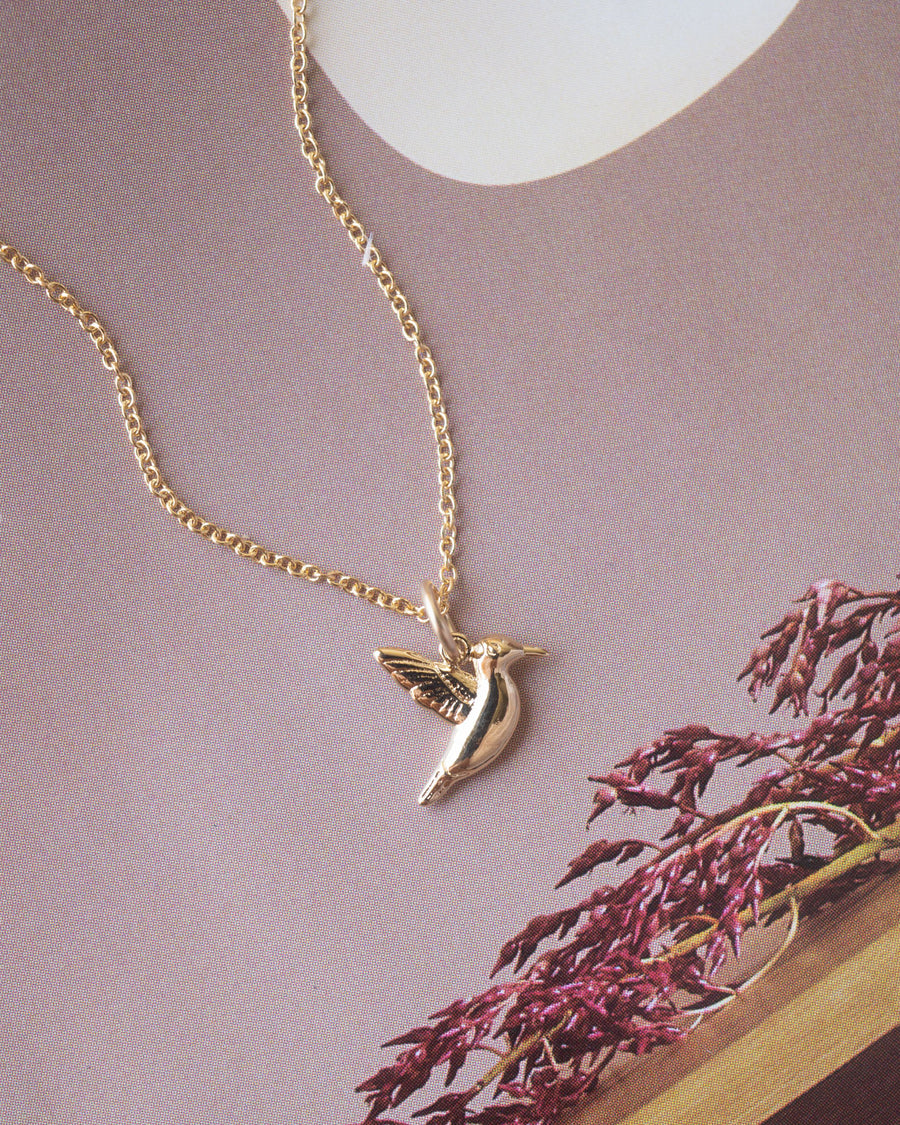 Hummingbird Charm Necklace