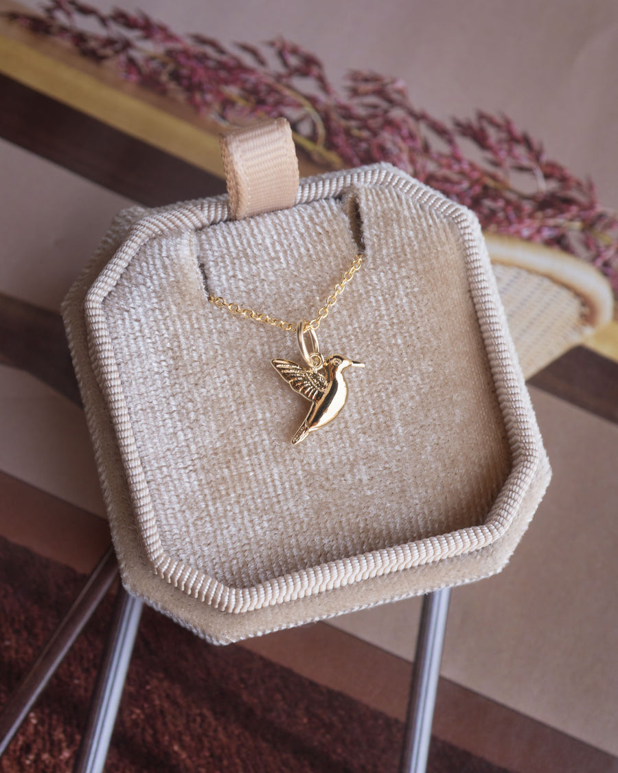 Hummingbird Charm Necklace