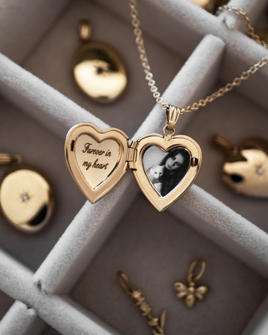 Engravable Heart Locket