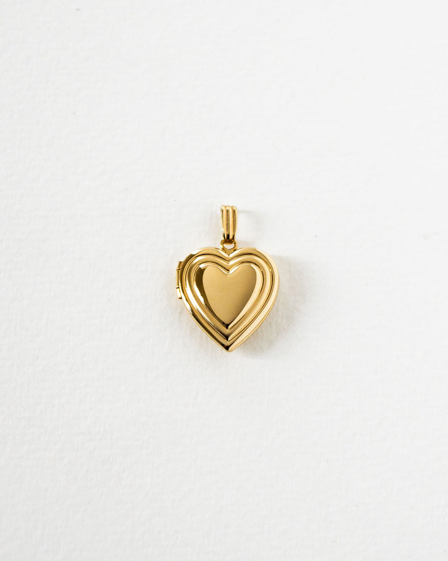 Radiant Heart Locket Charm