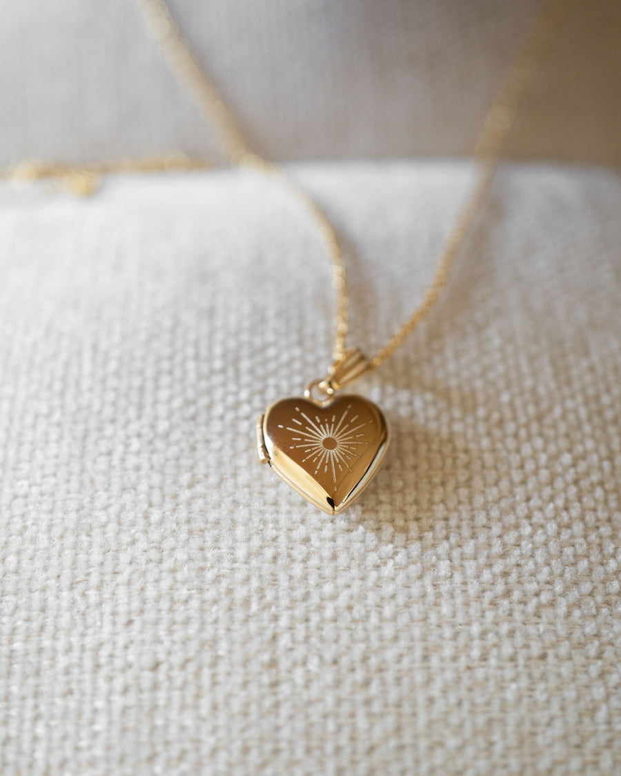 Sunshine Heart Locket