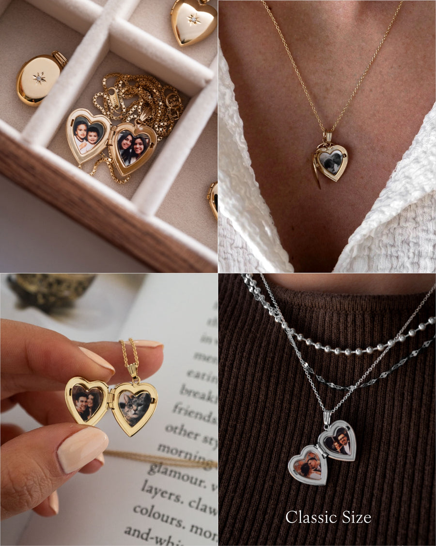 Engravable Heart Locket