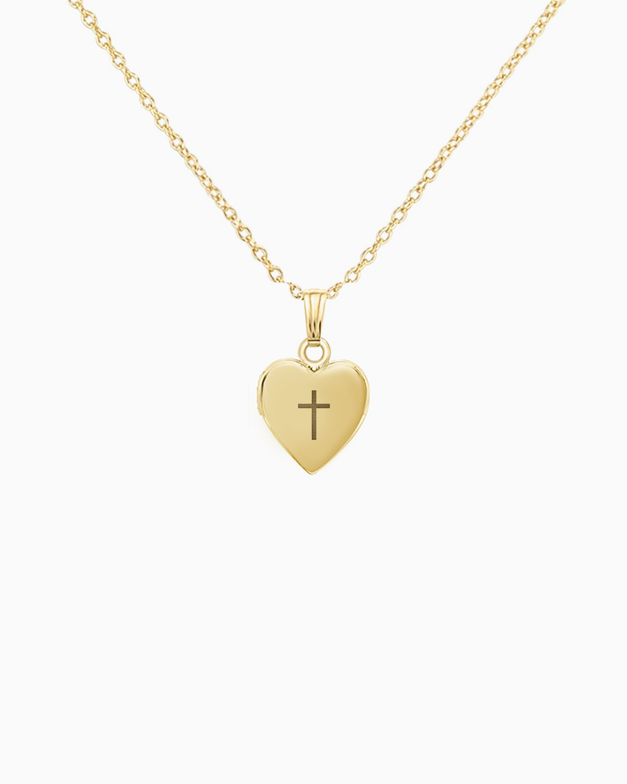 Cross Heart Locket
