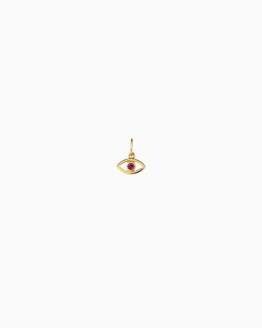 Evil Eye Ruby Charm