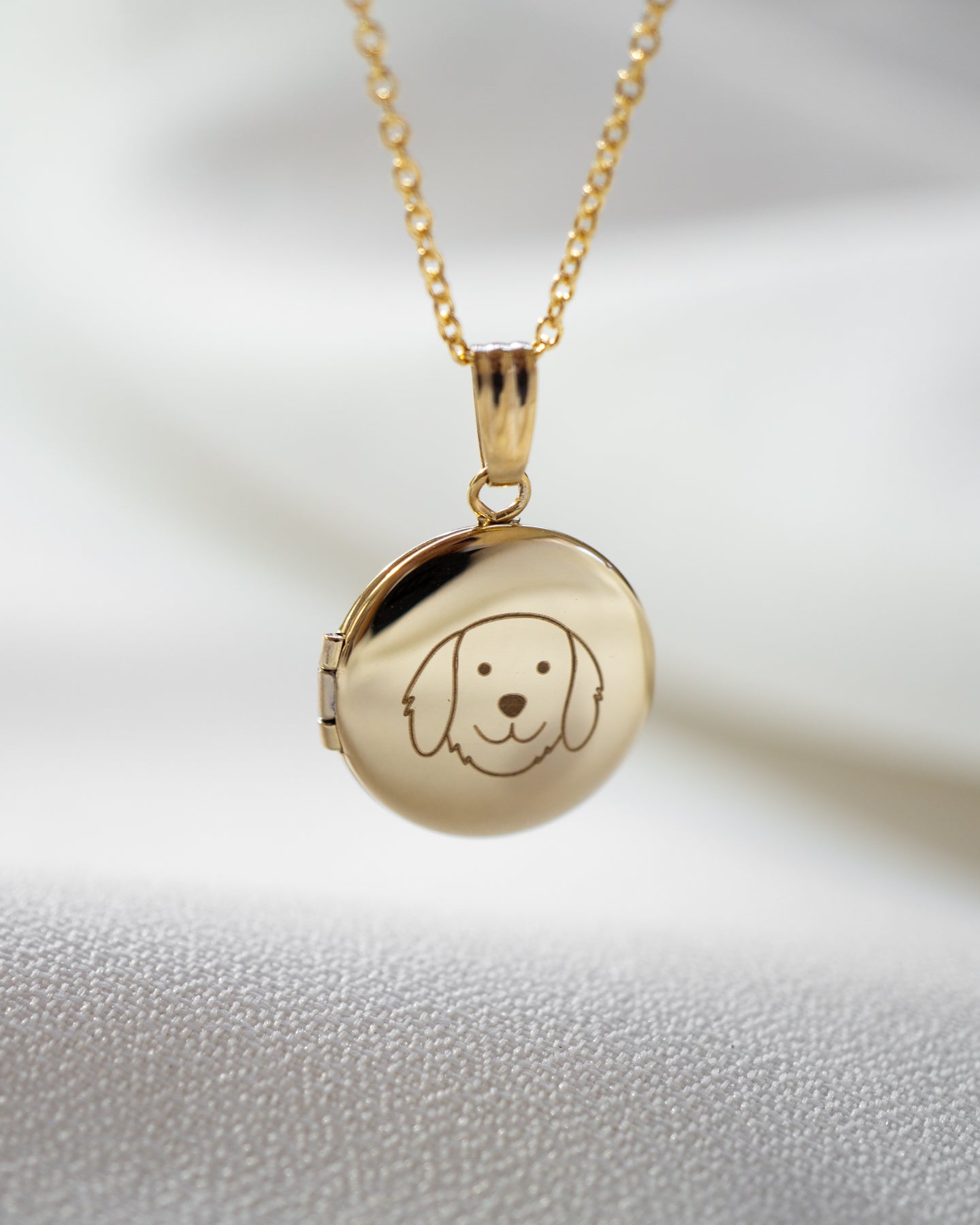 Dog Round Locket – Kindred Row