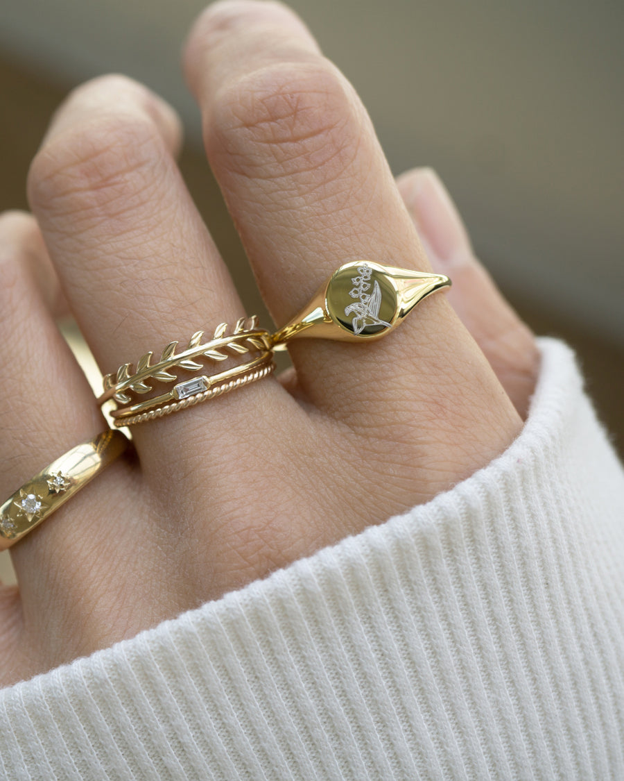 Olive Branch Leaf Ring – Kindred Row - Main Image