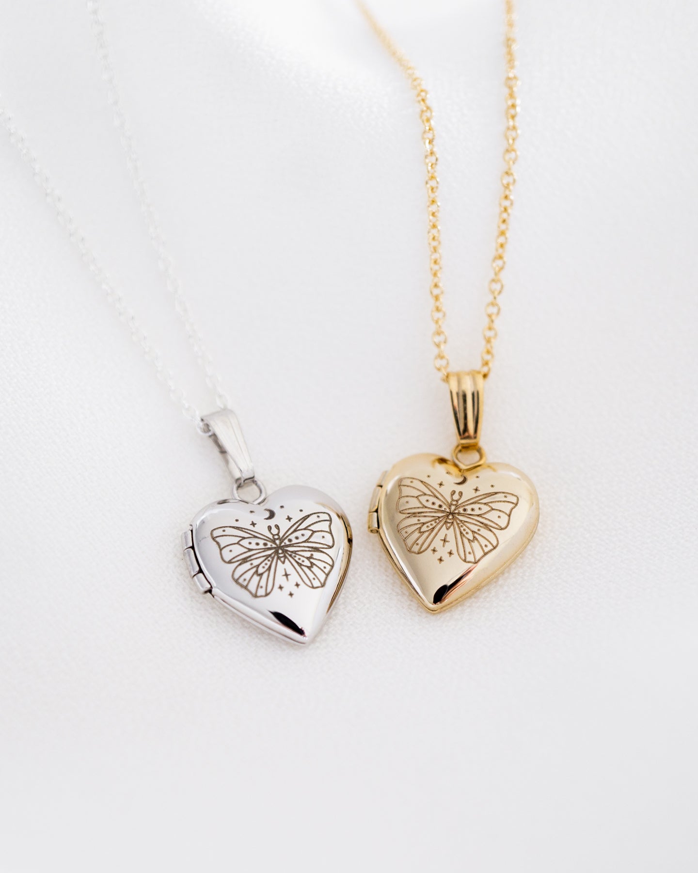 Cosmic Butterfly Heart Locket – Kindred Row
