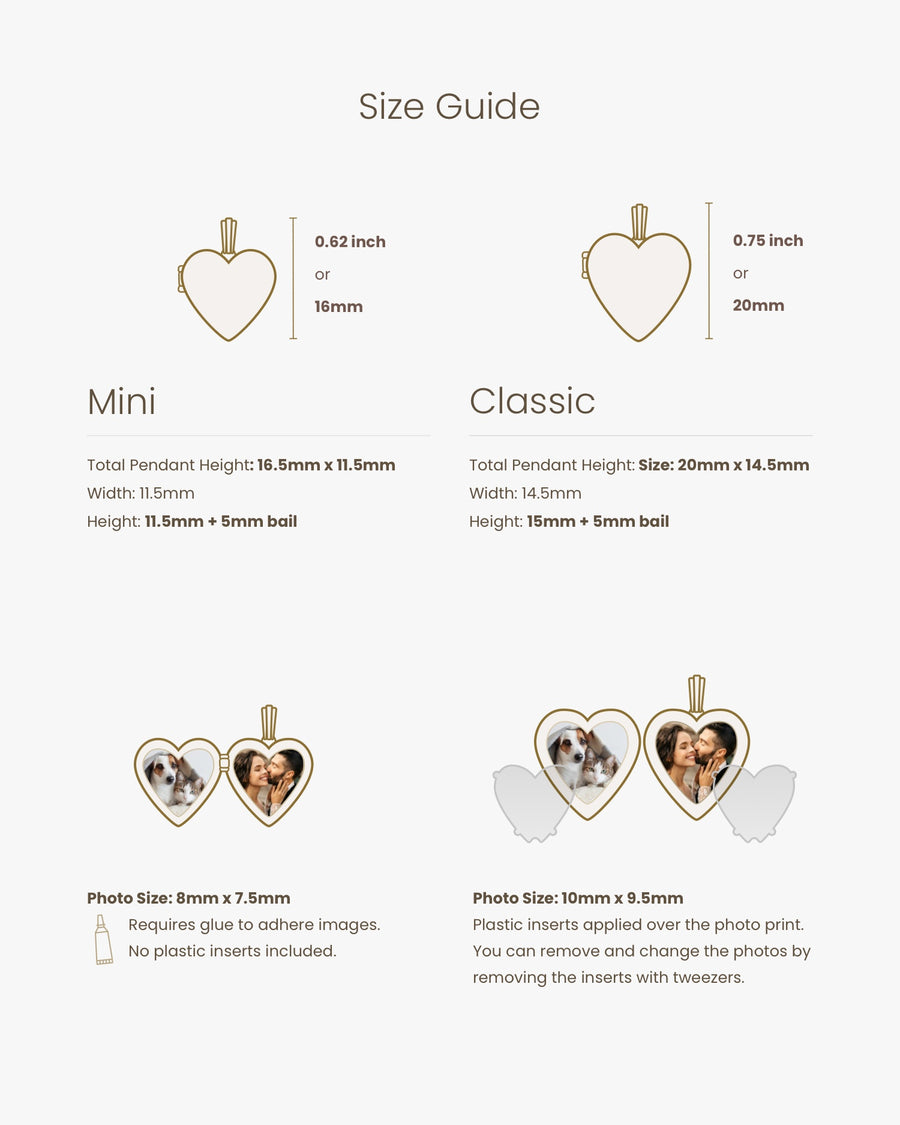 Butterfly Heart Locket – Kindred Row