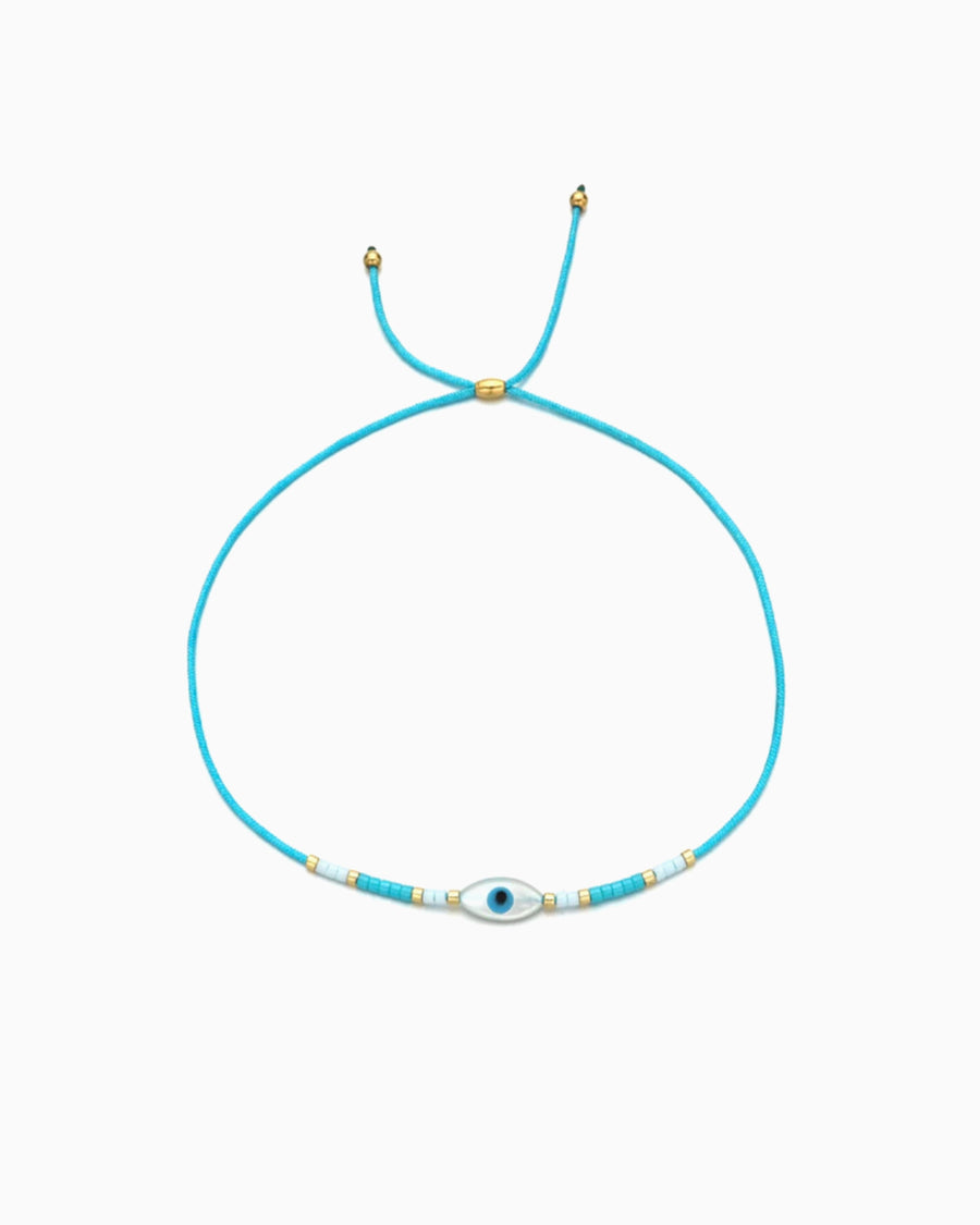Evil Eye Cord Bracelet – Kindred Row - Main Image