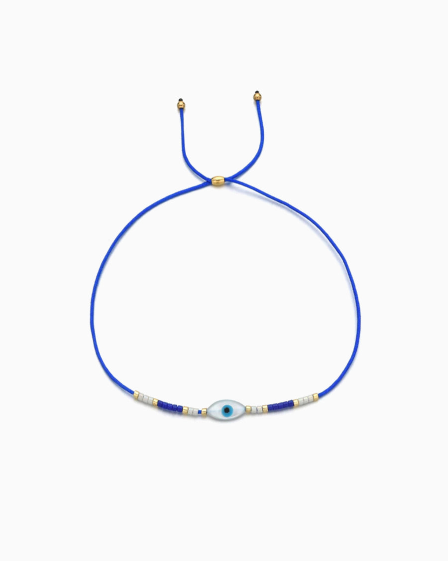 Evil Eye Cord Bracelet (4375250731087)